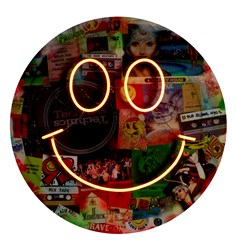 Turn That Frown Upside Down by Dan Pearce - Original Neon sized 29x29 inches. Available from Whitewall Galleries